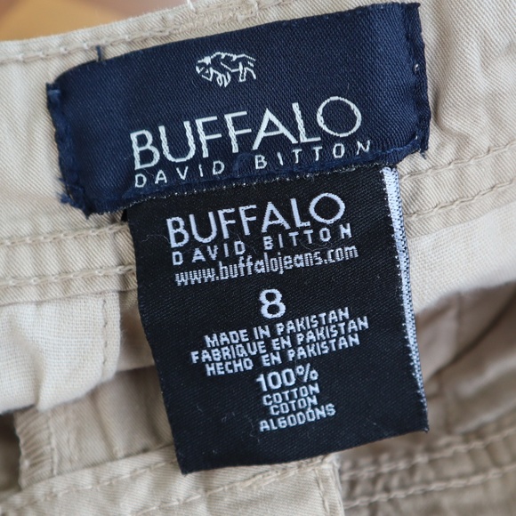 Buffalo Khaki Cargo Shorts w/ Belts 8 - Picture 2 of 4